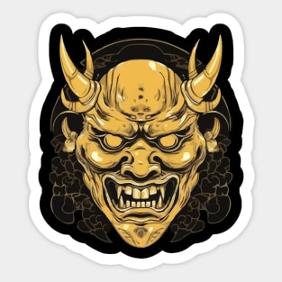 Hannya ( Gold Version ) Sticker